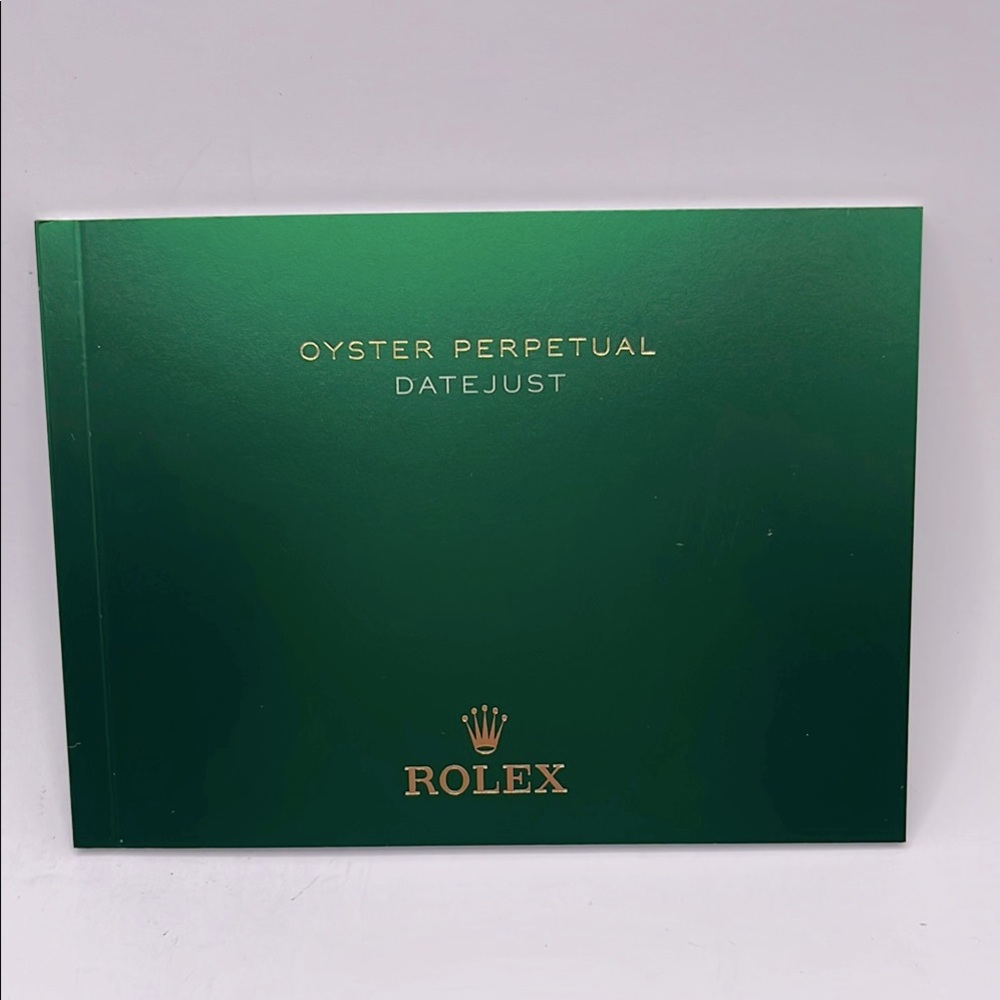 Rolex Green Oyster Perpetual Datejust Booklet